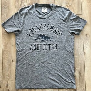 Abercrombie & Fitch Graphic Logo Soft Tee Men's T-Shirt Size Medium